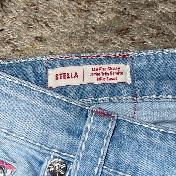 TRUE RELIGION STELLA LOW-RISE SKINNY JEANS SIZE 28 LIKE NEW ! - Picture 3 of 7